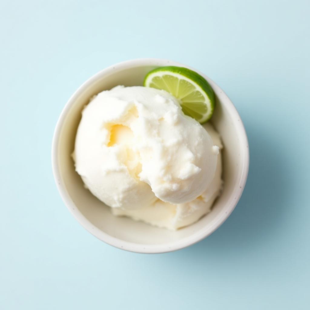 Helado artesanal de Pisco Sour Pica